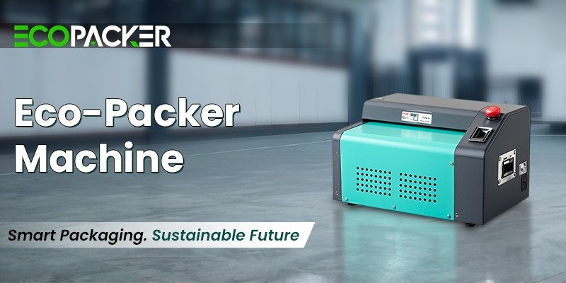 Eco-Packer Machine – compact smart packaging equipment designed for efficient, eco-friendly, and automated industrial packaging operations.